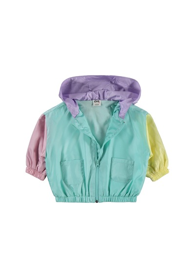 Civil Baby Renkli 6-18 Ay Yağmurluk - Yeşil Mint