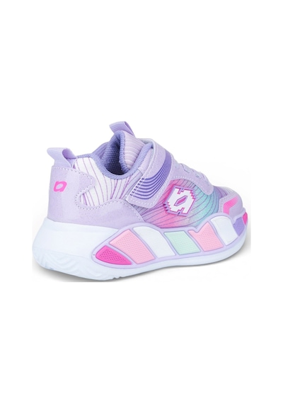Nstil Günlük Unisex Çocuk Spor Ayakkabı Sneaker Cırtlı Rahat Hafif Konforlu Dayanıklı 02-03 Lila