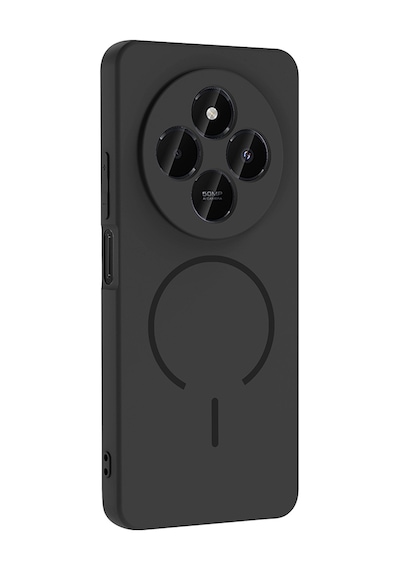 Xiaomi Redmi 14c 4g Kılıf Magsafe Destekli Kamera Korumalı Yumuşak Silikon Pazarplus Turuncu