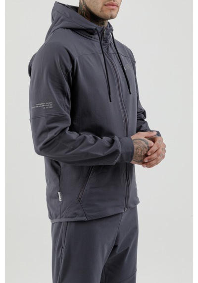 Airlife Sportswear Tam Boy Fermuarlı Erkek Kapüşonlu Eşofman Takımı Titanyum Antrasit