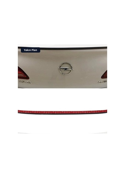 Trobus Opel Astra J 2009-2015 Uyumlu Arka Spoiler Çıtası Parlak Beyaz 120 Cm