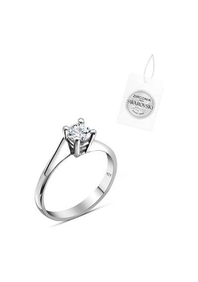Brezza Lusso Jewelry Swarovski Zirconia Taşlı Tektaş Zarafet Kadın Yüzük 14
