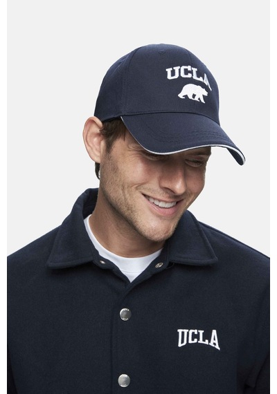 Ucla Keane Lacivert Kaşe Kolej Ceket Çıtçıtlı Standard Fit Erkek Ceket Lacivert