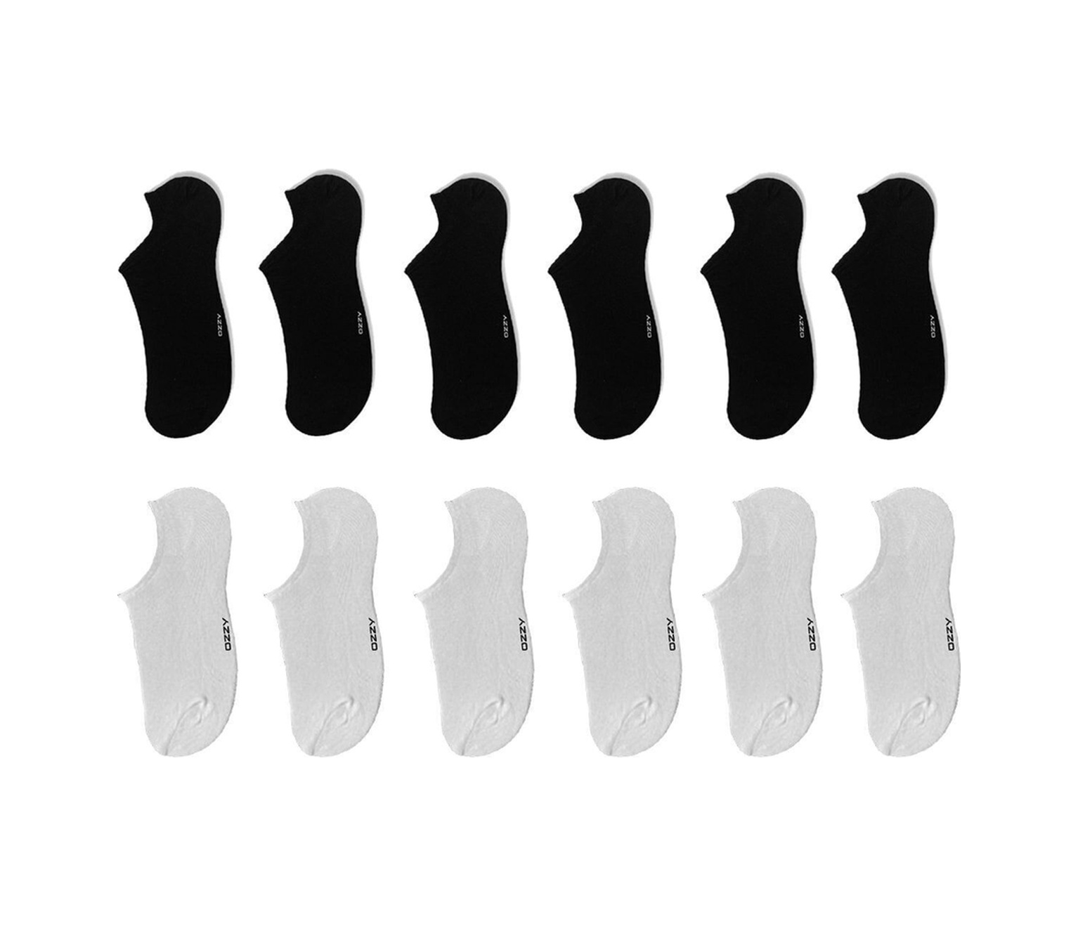 Ozzy Socks 12 Çift Dikişsiz Kadın Bambu Görünmez Sneaker Spor Ayakkabı Çorabı Rahat Terletmez Siyah-beyaz Ozzy Socks 12 Çift Dikişsiz Kadın Bambu Görünmez Sneaker Spor Ayakkabı Çorabı Rahat Terletmez Siyah-beyaz