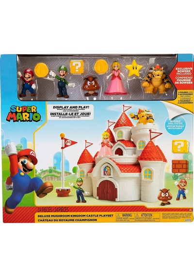 Nintendo Super Mario Deluxe Mantar Krallığı Kalesi Oyun Seti