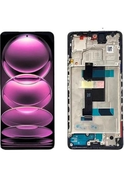 Xiaomi Redmi Note 12 Pro 5g Çıtalı Ekran Dokunmatik Siyah