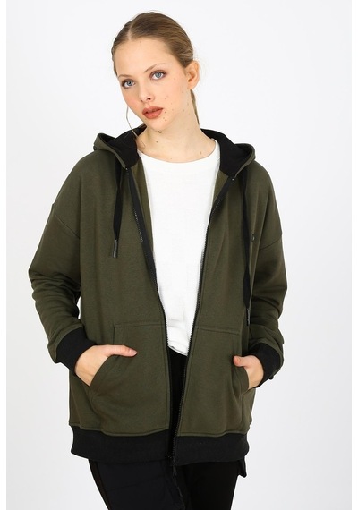 Alexander Gardi Alexandergardı Fermuarlı Kapüşonlu Sweatshirt (Un-501403)