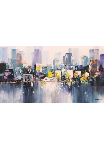 Deniz Büyük Boy El Yapımı Yağlı Boya Tablo 124x74cm