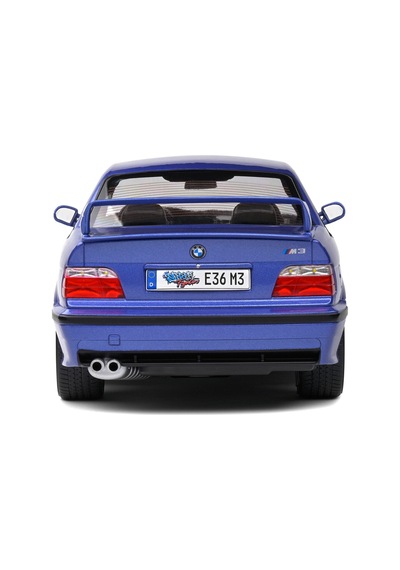 Solido S1803914 1/18 Bmw M3 Coupe Estoril Blue Solıdo Works 1996