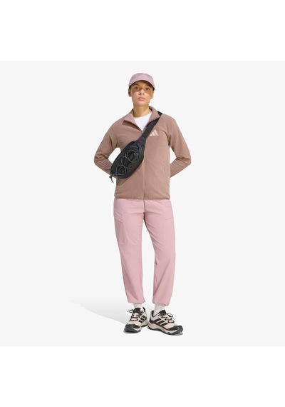 Adidas Terrex Multi Essentials Full Zip Fleece Kadın Kahverengi Polar Ky9854