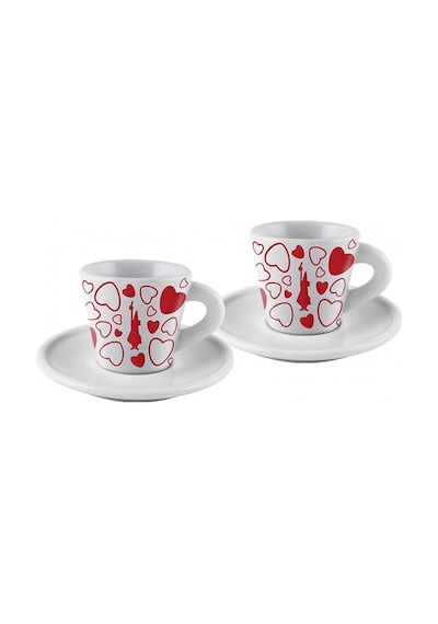 Bialetti Y0tz022 Set 2 Tazzine Espresso Cuore T099-y0tz022 Bialetti