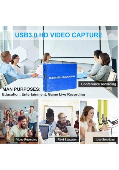 Usb 3.0 4k Hdmi Video Capture Usb 3.0 Hd Video Kaydedici