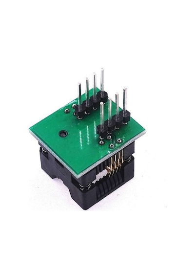 200 Mil Smd Soic8 Sop8 So8 To Dip8 Yaylı Soket Adaptör Eeprom Flash Programlayıcı 200mil