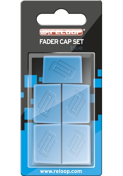 Reloop Fader Cap Set Blue Set Of 5 Neon Renkli Dj Fader Caps