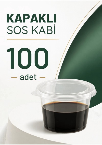 100 Adet 60 Ml Sızdırmaz Mini Saklama Kabı Sosluk Buzluk Kabı Mıt1366 Şeffaf