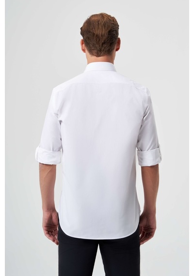 Bisse Erkek Regular Fit Spor Gömlek Beyaz Gm23k232060 D01 Beyaz