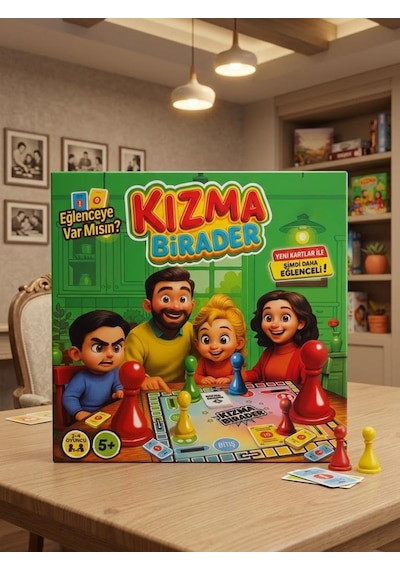 Kızma Birader 72 Parçalı 4 Kişilik 55 Kartlı Eğlenceli Ve Stratejik Aile Çocuk Kutu Oyunu
