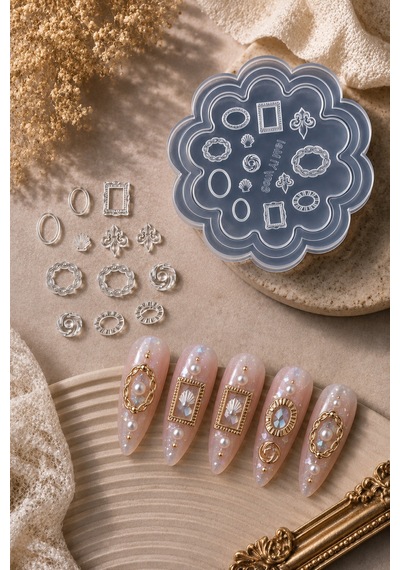 Nail Art Silikon Kalıp 3d Nail Art Desen Kalıbı, Tırnak Süsleme Desen Charm Tırnak Çarm 68