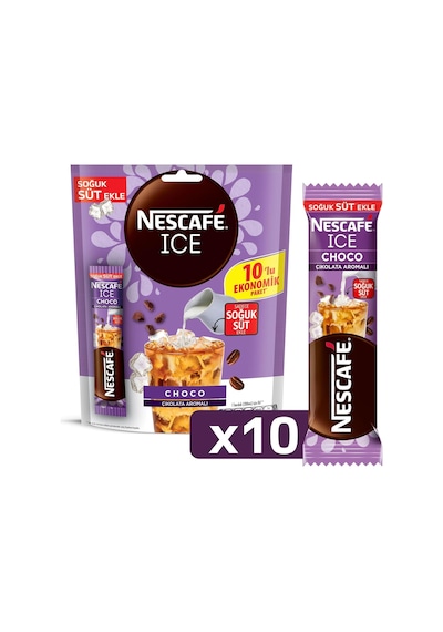 Nescafe Ice Choco Çikolata Aromalı 10,6 Gr X 40 Adet Çözünebilir