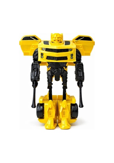 Arabaya Dönüşen Robot Oyuncak Dönüştürülebilir Aksiyon Figürü Sarı