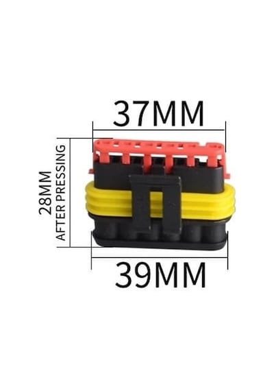 Atiker 3517 Map Sensörü Atikfast Giriş Söketi 6 Lı