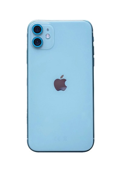 Apple İphone 11 Uyumlu Neon Fosforlu Kamera Lens - Mavi