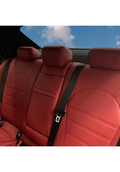 Mercedes Benz C200 Uyumlu Araca Özel Deri Oto Koltuk Kılıfı 15827