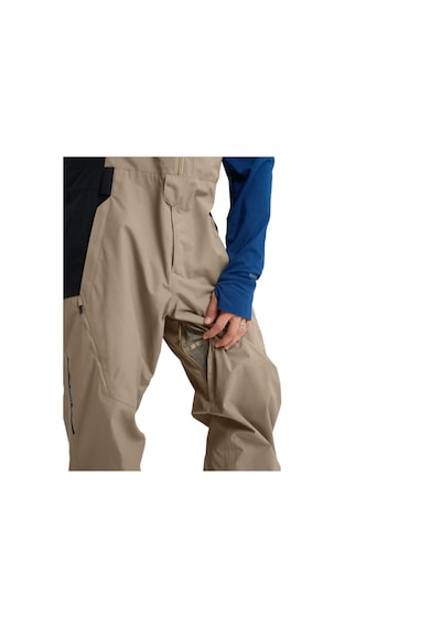 Burton Burton Reserve 2l Relaxed Bib Pants Erkek Bej Snowboard Pantolonu 30531