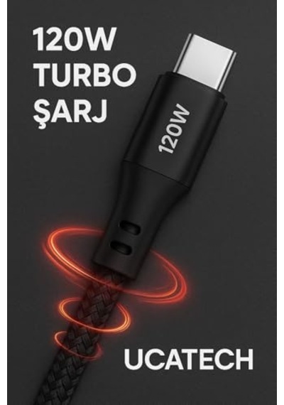 2 Metre Ultra Hızlı Pd Type-c Şarj Kablosu Gri Diğer