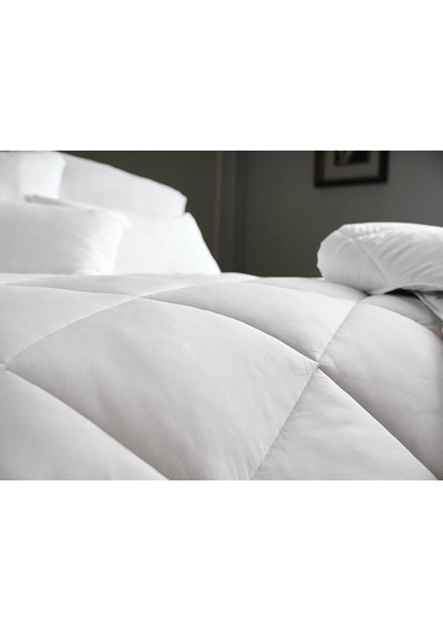 Doqu White Line Microfiber Yorgan Tek Kişilik