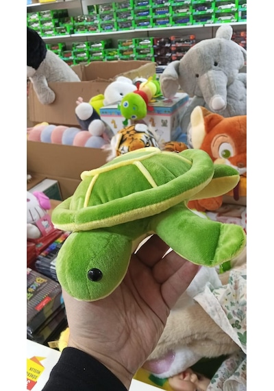 Oyuncak Peluş Sevimli Yeşil Kaplumbağa Caretta 22 Cm