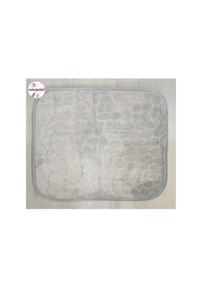 2'li Banyo Paspas Seti Banyo Paspas Takımı Banyo Halısı 60x100 50x60cm Açık Mavi
