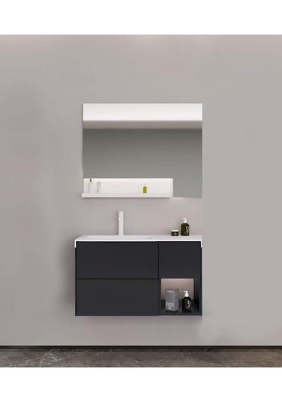 Orka Milano 100 Alt Modül + Lavabo Modul Mat Antrasit Diğer Orka Milano 100 Alt Modül + Lavabo Modul Mat Antrasit Diğer
