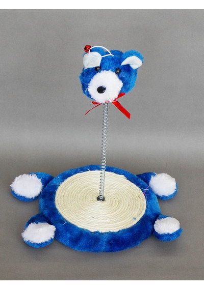 Eastland - 754 - Yaylı Peluş Ayıcık Kedi Oyuncağı - Hcctrend - 26 Cm