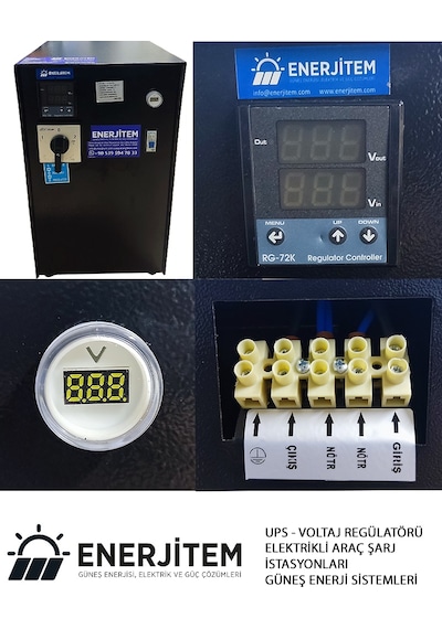 Sta2 Voltaj Regülatörü Statik 10 Kva Monofaze Özel Üretim Sessiz