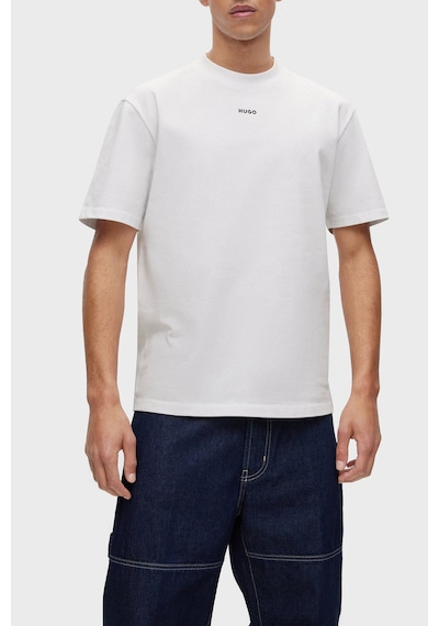 Hugo Erkek T Shirt 50488330 100 BEYAZ Beyaz