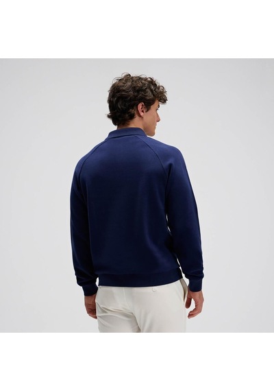 Ellesse Em633-nv Polo Yaka Erkek Sweatshirt - Lacivert Lacivert