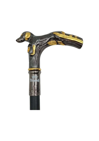 Köpek Başlı Baston - Sterling - 88 Cm - 53002