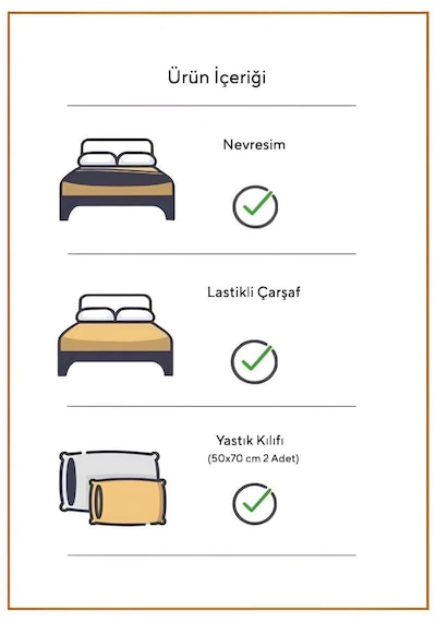 Lastikli Çift Kişilik Otel Tipi Pamuk Saten Nevresim Takımı Orkide Collection Beyaz
