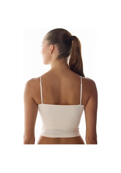 Penti Ekru Crop Atlet Ekru