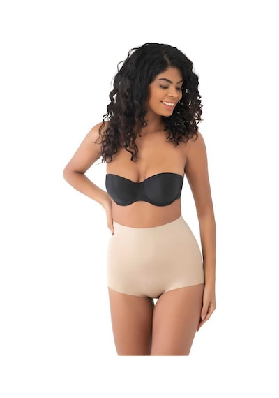 Uniquetrenders Kadın Lazer Kesim Ve Toparlayıcı Slip Külot Korse Ten Rengi