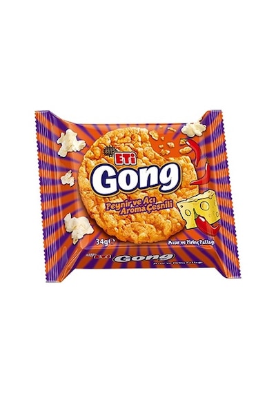 Eti Gong Peynirli Baharatlı 18 x 34 G