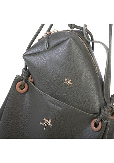 Nas Bag Kadın 2 Li Set Omuz Ve Çapraz Çanta Haki Taba Victoria