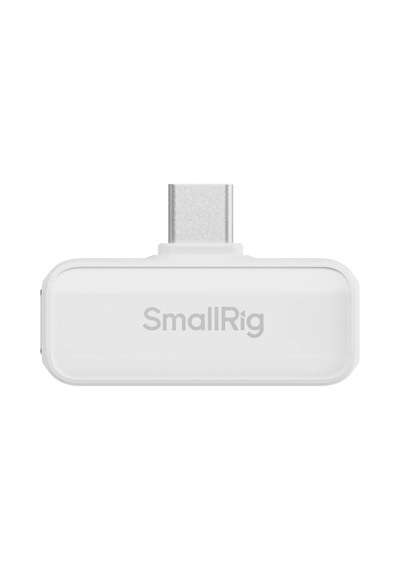 Smallrig - 4706 Beyaz 24bit / 48khz Type-c Kablosuz Yaka Mikrofonu