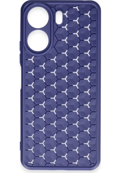 Newface - 250 - Xiaomi Redmi 13c Kılıf Petek Silikon Kapak - Csmo-tex - - Lacivert