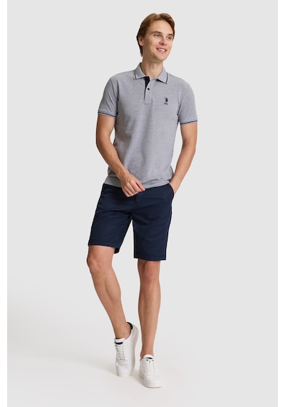 U.S. Polo Assn. U.s. Polo Assn. Erkek Gri Melanj Tişört Basic 50326975-vr086