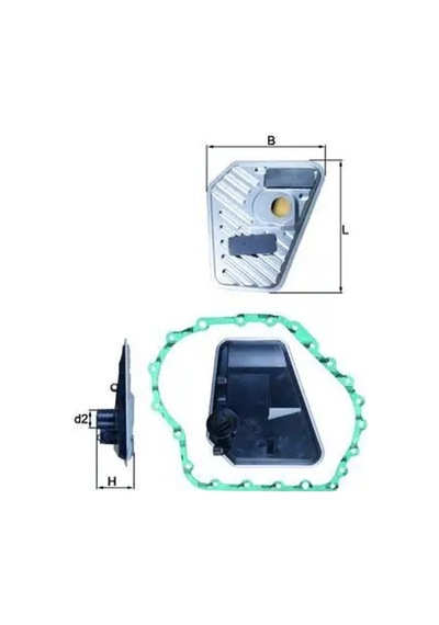 Audi A4 B6 Sanziman Filtresi 2.0 2001-2005 Mahle Hx168d