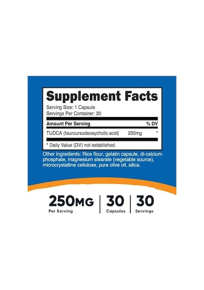 Nutricost Tudca 250 Mg 30 Capsul