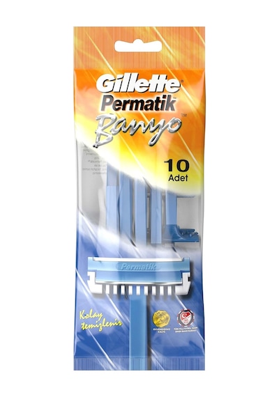 Gillette Permatik Banyo Kullan At Erkek Tıraş Bıçağı 10 Adet Sku: Smg8690010385260