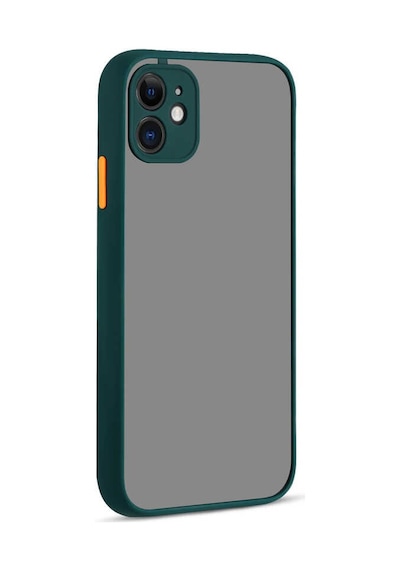 Apple Uyumlu iPhone 12 Mini Hux Kılıf koyu Yeşil Koyu
